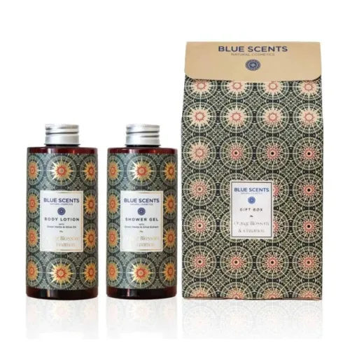 Gift Set Orange Blossom & Cinnamon (Blue Scent)